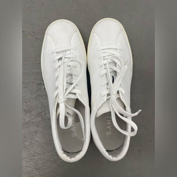 Rothy’s The Lace Up Sneaker in Bright White Size 8.5 - Picture 14 of 16